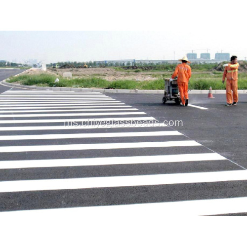 Manik kaca untuk termoplastik Road Marking Paint